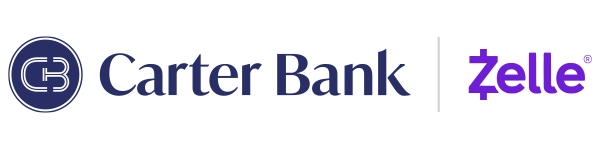Carter Bank and Zelle.